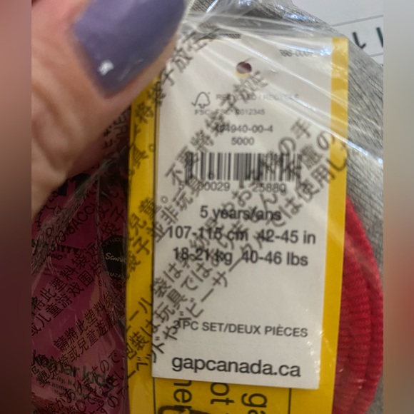 BNWT Gap child Hello Kitty pajama set size 5 - Picture 3 of 4